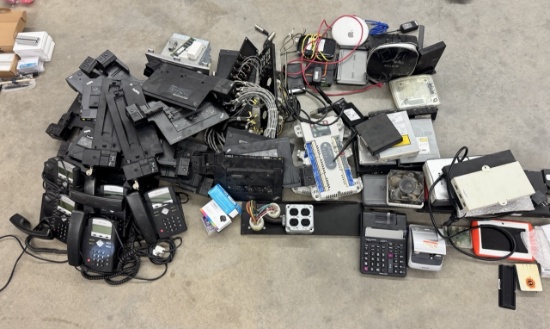Lot of Tech Devices, Repair Parts, Cables, Connectors & Accessories – Mixed Electronics