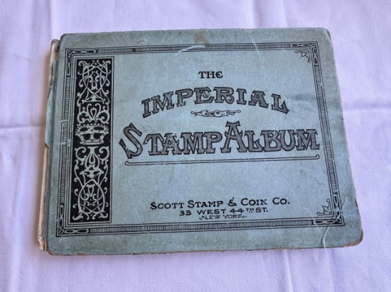 Scott Imperial Stamp Album – 1919 Collector’s Edition – A Historic Archive of Global Postage