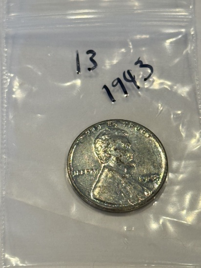 1948 1C Lincoln Cent Coin (Wheat Reverse)