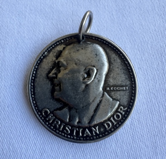 Christian Dior 1947 Tag Token Pendant