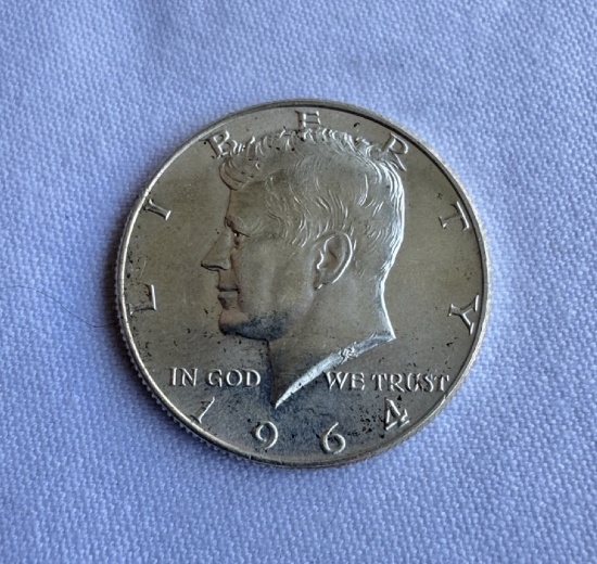 1964 Kennedy Silver Half Dollar Coin