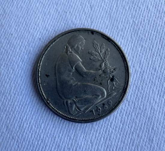 1969 50 Pfennig Coin – Federal Republic of Germany