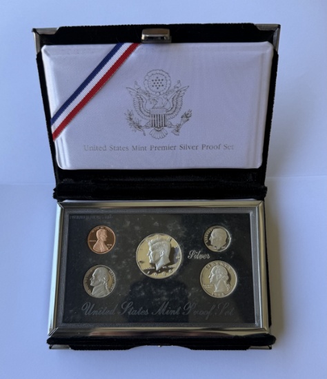 1998 United States Mint Premier Silver Proof Set in Case