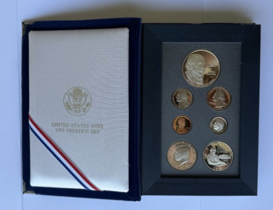 1993 United States Mint Prestige Set in Case
