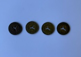 Set of Vintage New York City Transit Authority Subway Tokens - Good For One Fare