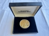 1976 The National Bicentennial Commemorative Medal - Collectible Coin in Case