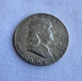 1963 Franklin Silver Half Dollar Coin