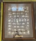 Framed 1935 Well Known Ties Cigarette Card Set – Vintage Collectible Display