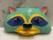 Handcrafted Decorative Raccoon Head