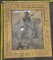 Vintage Portrait of General Benjamin Harrison in Ornate Gold-Tone Floral Frame 24x27.5