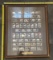 Framed 1934 Well Known Ties Cigarette Card Set – Vintage Collectible Display