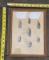Framed Vintage Illustrations – Decorative Wall Art in Wood Frame 9x12