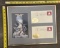 Framed Super Bowl XVI 1982 Display –Pontiac Silverdome Special Postal Station Covers–NFL Collectible