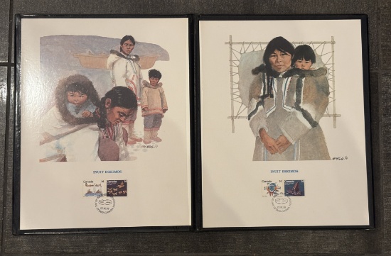 Inuit / Eskimo Thematic Stamp Folio – Canada 1978 First Day of Issue – Collectible