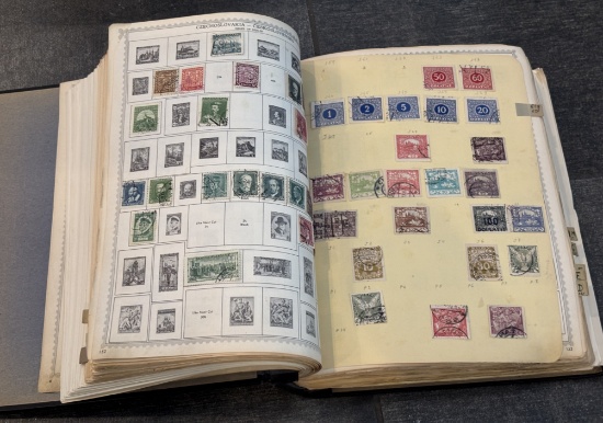 Stamp Collection Album – Assorted Collectible Postage Stamps