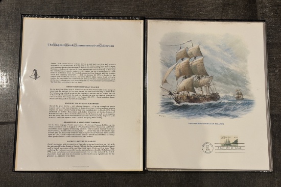 Vintage Captain Cook Commemorative Stamp Collector Folio – First Day of Issue 1978
