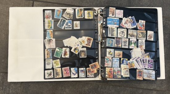 Stamp Collection Album – Assorted Collectible Postage Stamps
