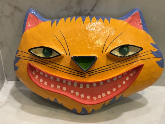 Handcrafted Decorative Cat Head