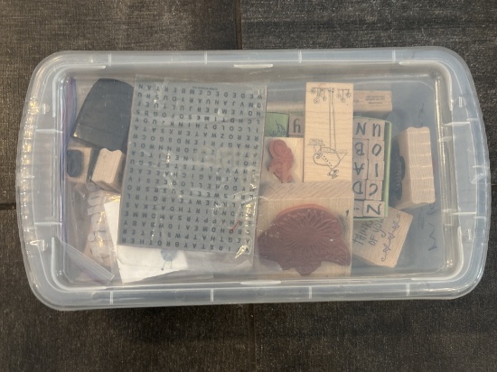Wooden Stamp Set with Assorted Shapes – Collectible Craft Stamp
