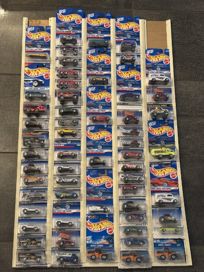 Large Lot of Hot Wheels Die-Cast Cars – In Original Boxes – Collectible Car Collection