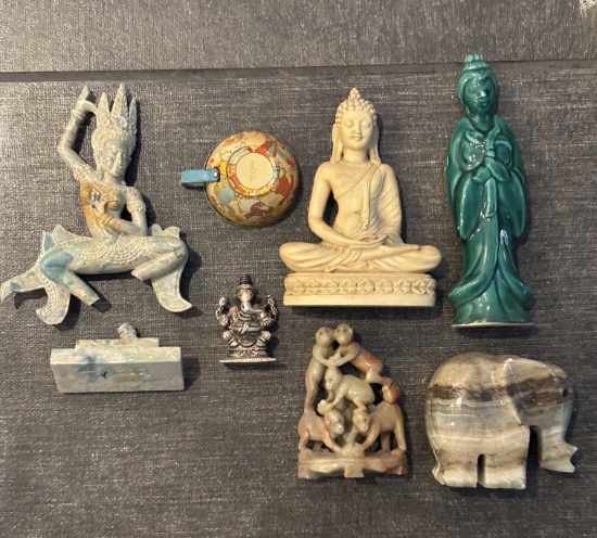 Mini Decorative Stone Figurines