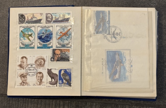 Stamp Collection Album – Assorted Collectible Postage Stamps
