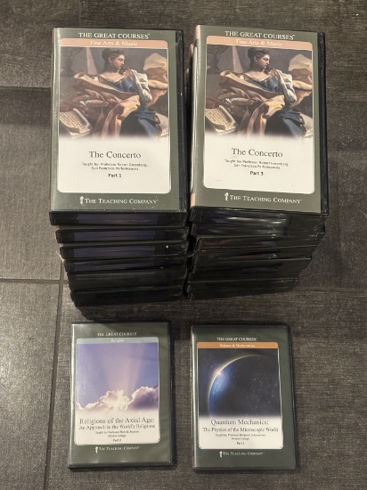 Lot of The Great Courses – The Teaching Company Educational Sets – Mixed Subjects