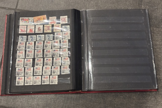 Stamp Collection Album – Assorted Collectible Postage Stamps