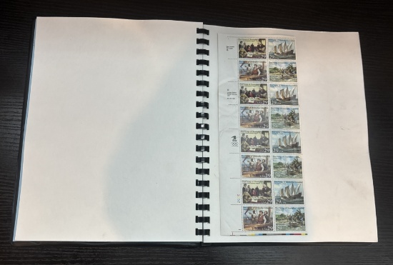 Stamp Collection Album – Assorted Collectible Postage Stamps