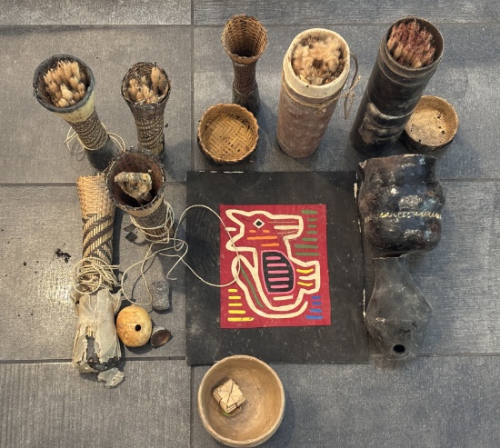 African Tribal Artifacts –Includes Poison-Tipped Arrows –Ethnographic Collectible (Handle With Care)