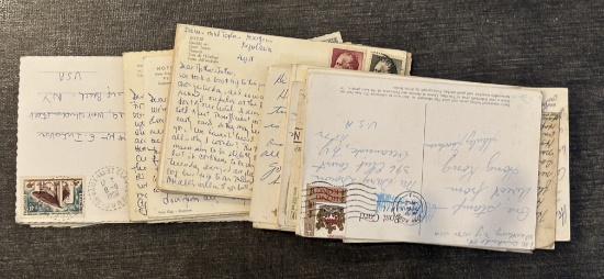Lot of Postcards with Stamps – Used and Collectible