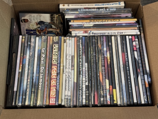 Large Lot of DVDs – Mixed Movie Genres & Film Series – Collectible Movie Collection