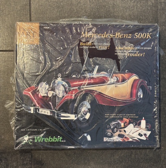 Wrebbit Built Art Collection – Mercedes-Benz 500K 1:10 Scale Model
