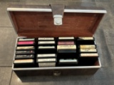 Small Case Full of 20-Track Tapes –Includes The Beatles, Rolling Stones & More –Music Collectible