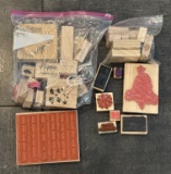 Wood Stamp Set with Assorted Shapes – Collectible Craft Stamp