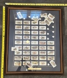Framed 1924 Dogs Cigarette Card Set – Vintage Dog Breed Collectible Display