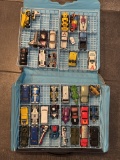 Box of Die-Cast Collectible Cars