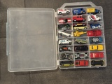 Box of Die-Cast Collectible Cars