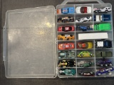 Box of Die-Cast Collectible Cars