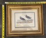 Bird Art Print in Wood Frame – Wall Decor 14.5x12