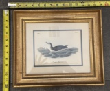 Bird Art Print in Wood Frame – Wall Decor 14x12