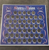 Empty Display Case – 50 States of the Union Solid Bronze Coin Set