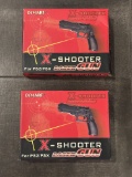 Set of 2 Laser Shooter Guns – Game X for PS2/PSX – Light Gun Accessories