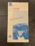 Vintage Lake Mead Arizona-Nevada Sign – 'Keep Our Waterways Clean!' Environmental Message