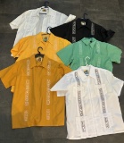 Set of 6 Genuine Haband Guayabera Shirts