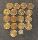 Small Set of Franklin Mint Presidential Coins