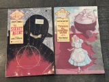 Set of 2 Classics Illustrated Books – The Secret Agent & Through the Looking-Glass by Lewis Carroll