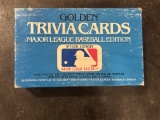 MLB Golden Trivia Card Set – Major League Baseball Collector’s Edition