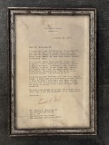 1975 White House Letter – Gerald Ford Eagle Scout Tribute to Bob Hartmann – Framed Collectible