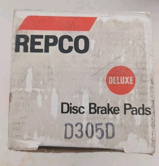 Front Brake Pads Repco Deluxe D305D for TOYOTA Corolla some 1978-1979